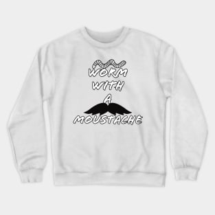 Wormy Moustache White - Scandoval Crewneck Sweatshirt